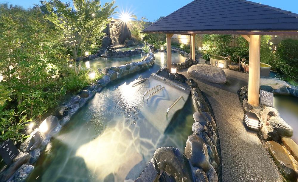 【神戸みなと温泉　蓮】平休日1泊2食付 ペア宿泊券《シーサイドデラックス和洋室》