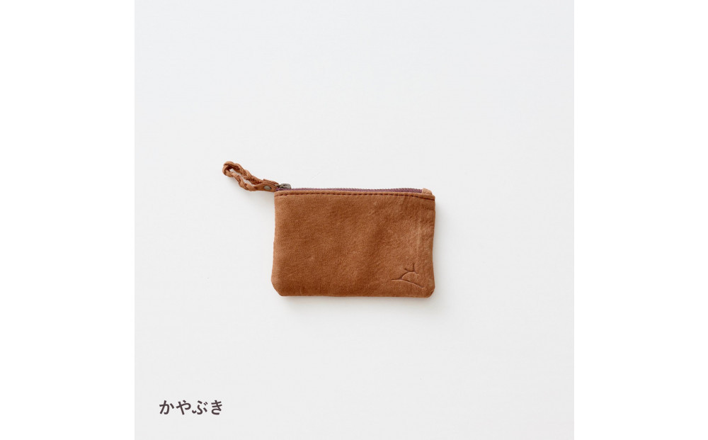 ENISICA エニシカ ジビエ鹿革 リンシカ ポーチS 茅葺 (かやぶき)