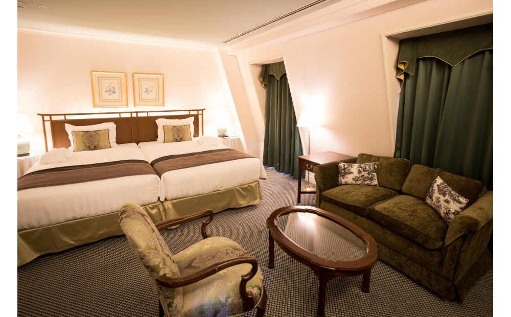 【神戸北野ホテル】平休日1泊朝食付 ペア宿泊券《スタンダードツイン》