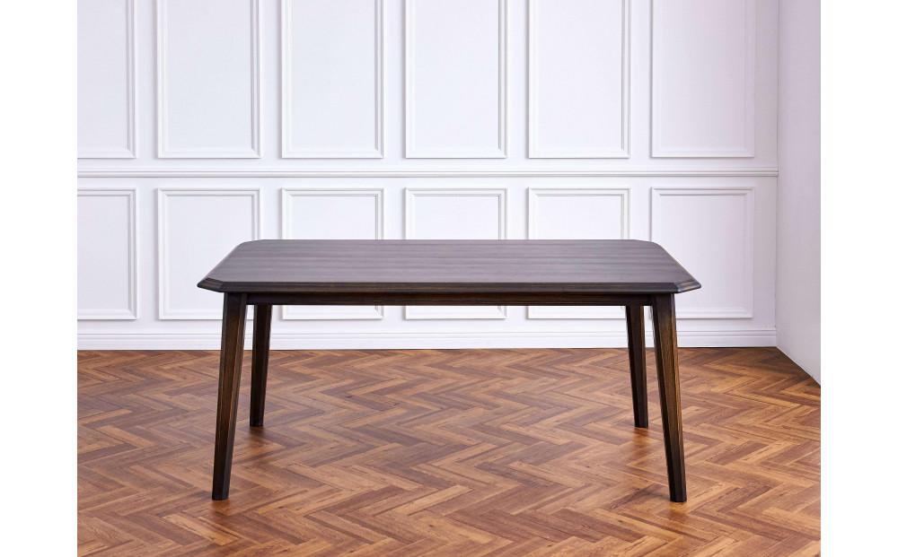 隅切型ダイニングテーブル　W1500