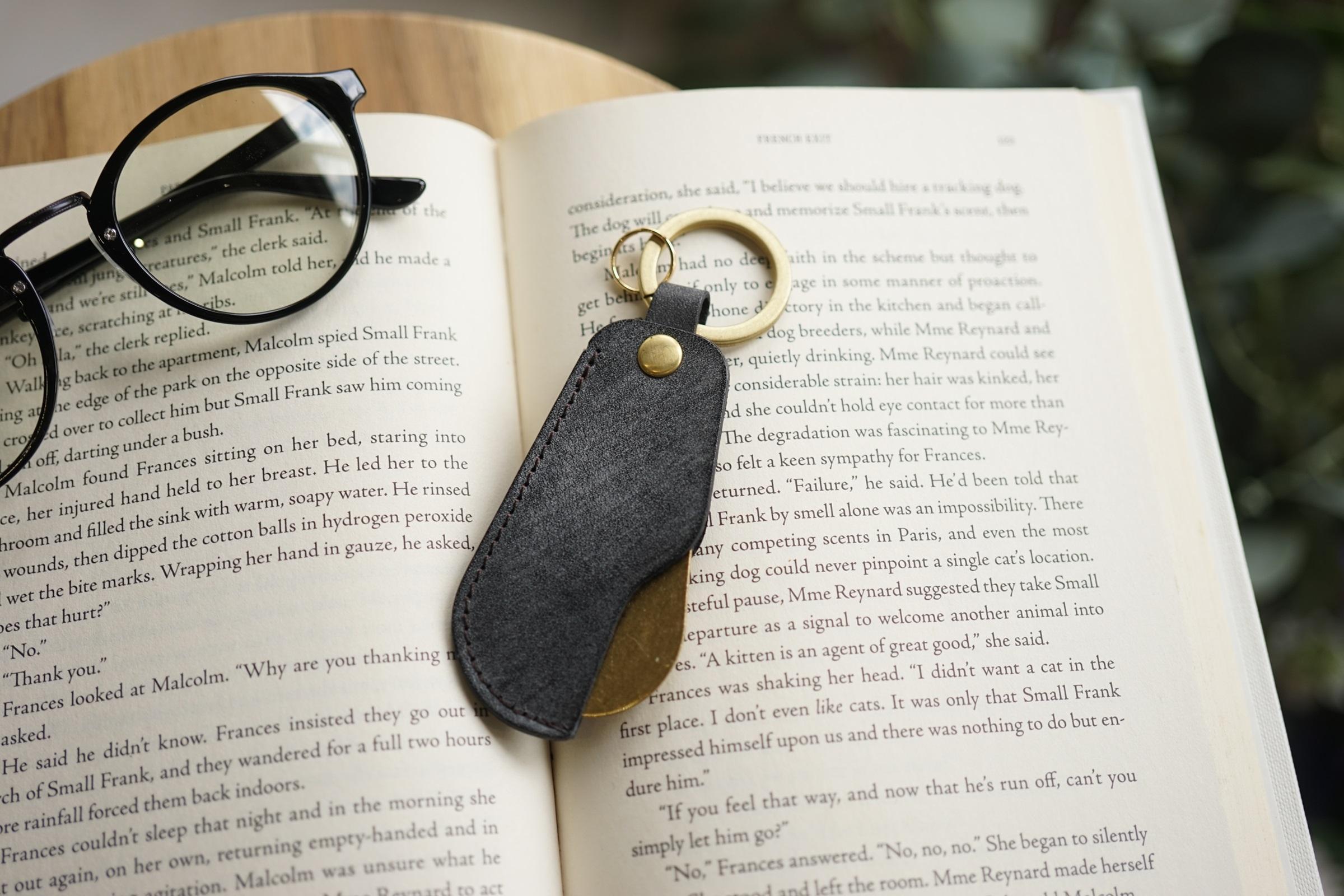 本革 スライド靴べら シューホーン [espoir-エスポワール] 【ブラック】