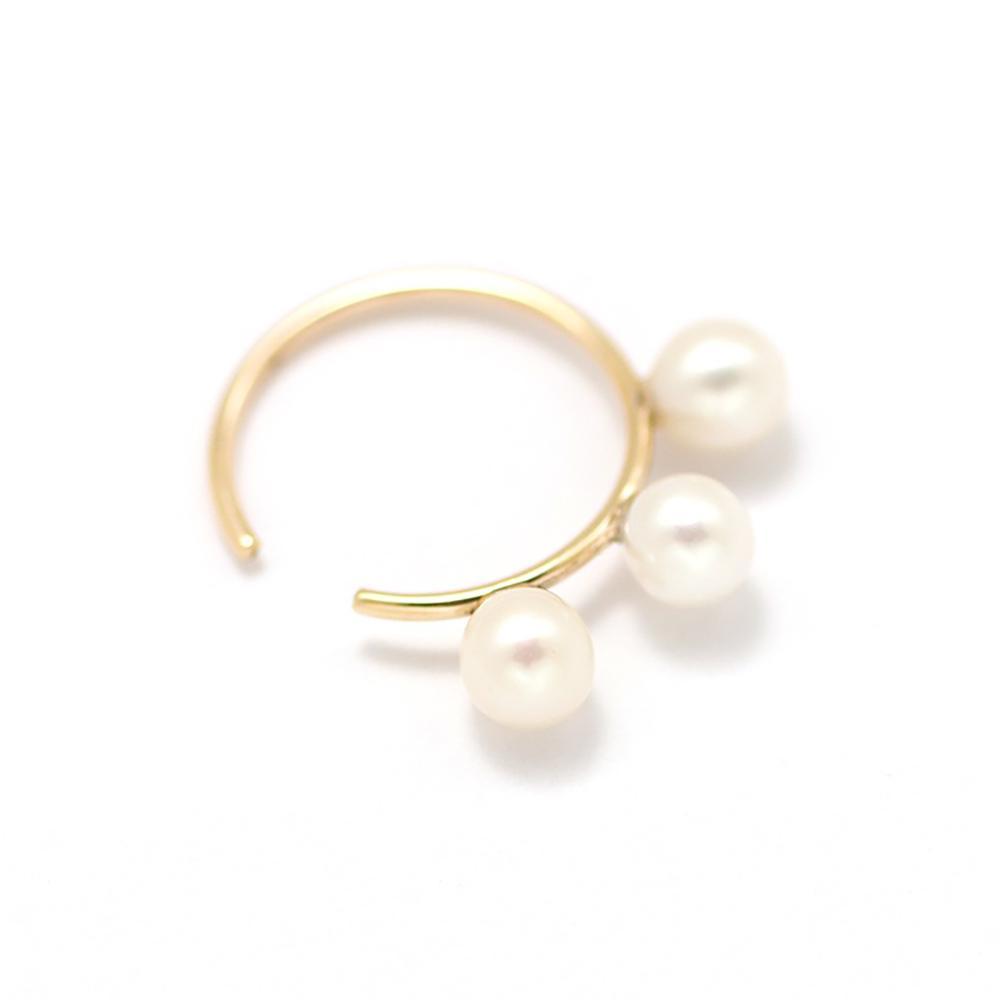 ベビーアコヤパールイヤーカフ【K18YG】