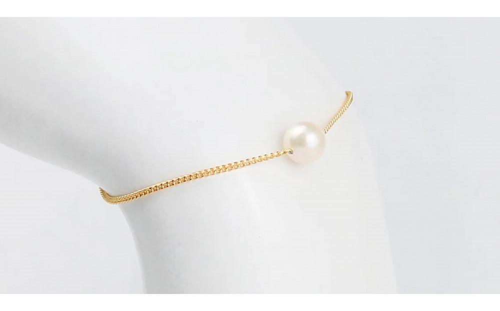 アコヤ真珠　１粒　ブレスレット　7-8mm