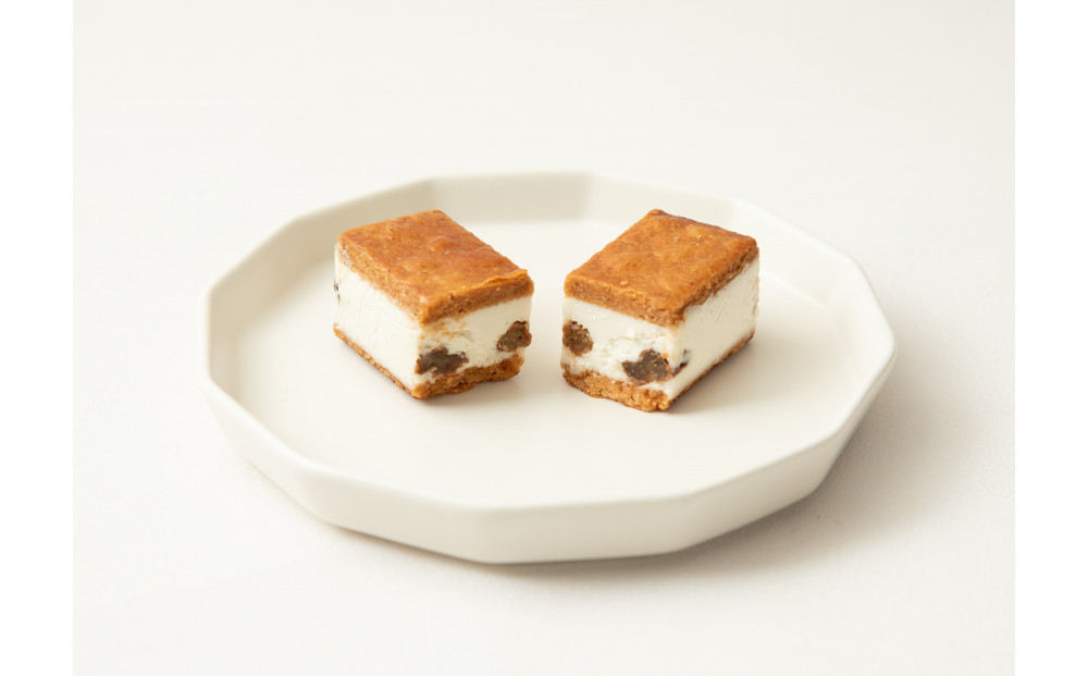 バターを使わないバターサンド「お米のヴィーガンバターサンド(ラムレーズン)」6個入り【グルテンフリー & ヴィーガン】