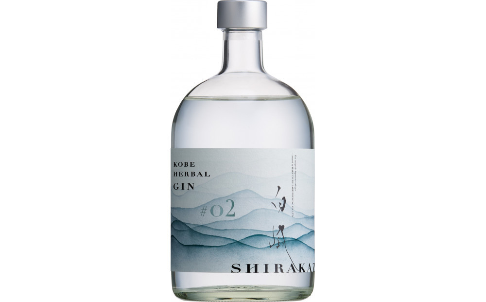 白鶴 KOBE HERBAL GIN 白風 (しらかぜ）#02 700ml瓶 （化粧箱付き）