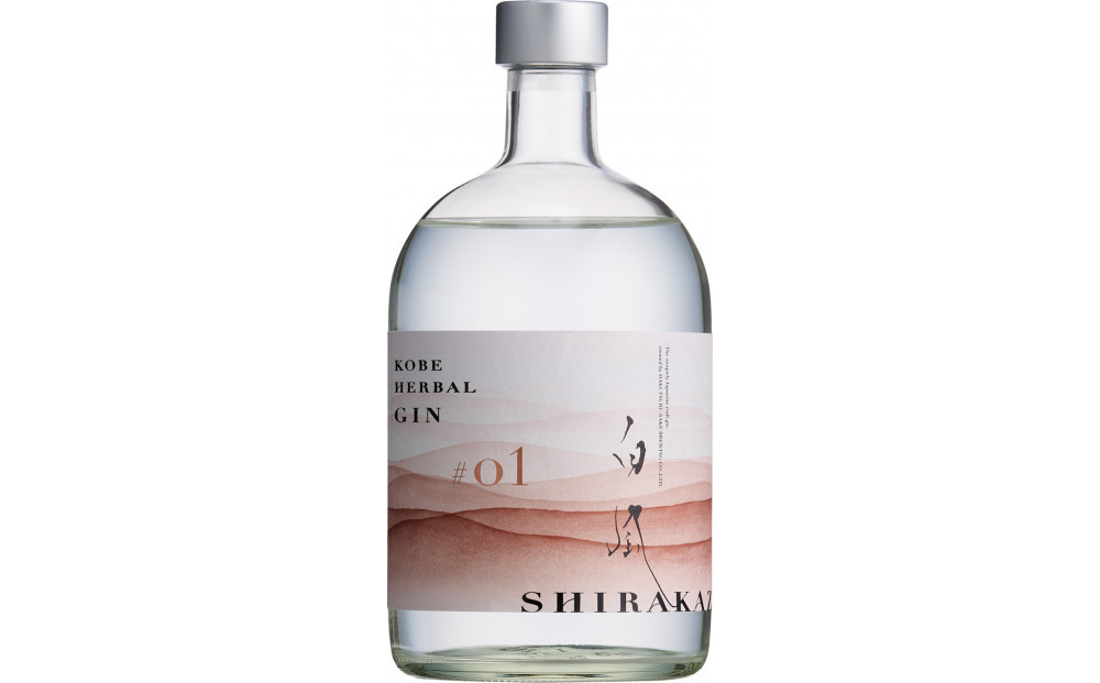 白鶴 KOBE HERBAL GIN 白風 (しらかぜ）#01 700ml瓶 （化粧箱付き）