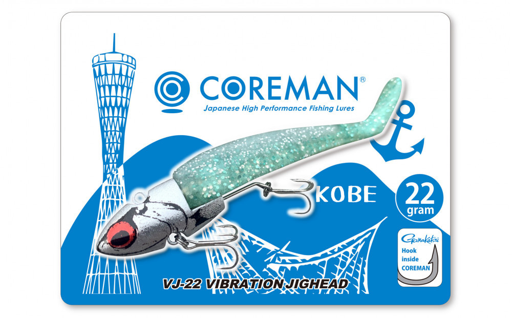 コアマン VJ-22バイブレーションジグヘッド KOBEスペシャルパッケージ 3個セット