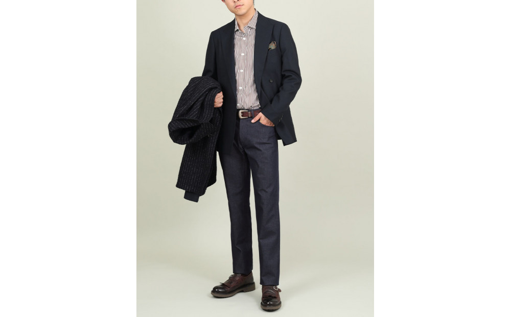 【B-THREE MEN/ビースリーメン】ストレッチ×ジーンズ 大人のメンズジーンズ(550083)