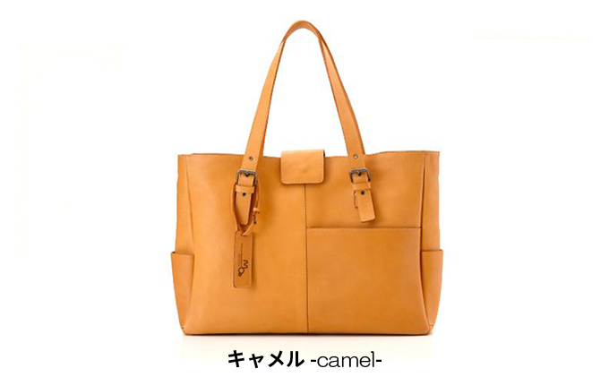 A4サイズでPCが入るかわいい本革トートバッグ（チャコールグレー）