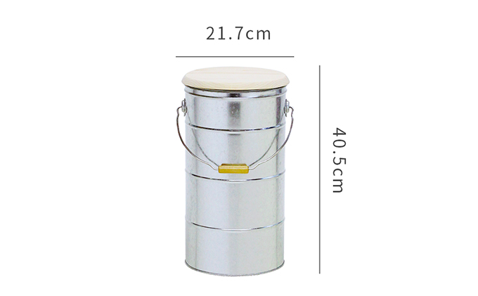 米びつ ひのきとトタンの米びつ 10kg シルバー 渡辺金属工業 バケツ職人が作る オバケツ ライスストッカー キッチン 米 保存 保存容器 耐久性 二重構造 便利 防虫剤 乾燥剤 トタン 蓋付き ヒノキ 米櫃