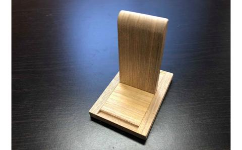 姫路城紋瓦石鹸（池田輝政）飾り台付