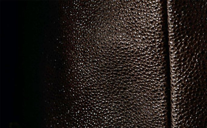 姫路黒桟革　ボディバッグ　縦型　茶