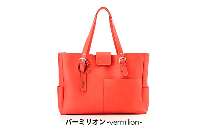 A4サイズでPCが入るかわいい本革トートバッグ（チャコールグレー）