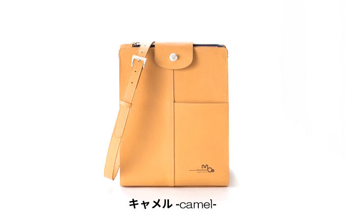 ビジネスに使える本革ショルダーバッグ（A4サイズ）全4色（レンガ）