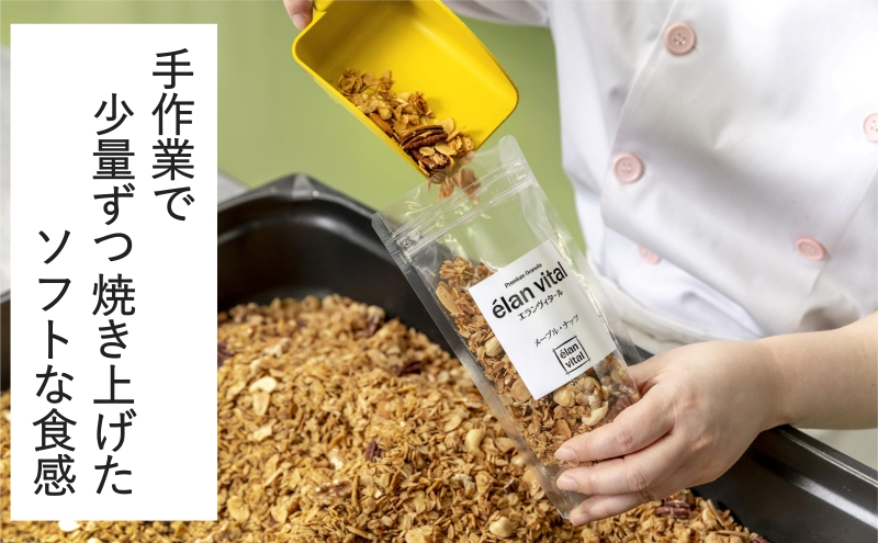 手作り グラノーラ 4個セットC フルーツ ナッツ チョコレート メープル ソルト エランヴィタール ／ 朝食 白砂糖不使用 お中元 お歳暮 母の日 プレゼント ギフト ／ 【雑穀・加工食品・お菓子・詰合せ・シリアル】