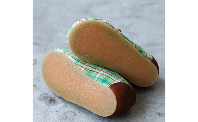 ひょうごレザーと播州織のファーストシューズ［あまんじゃこのくつ］レザー