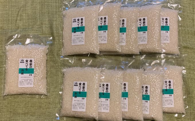 2合パック 10＋1袋「最高に贅沢なお米」2合×計11袋　真空パック ライス ご飯 主食 ストック 日持ち 備蓄品 保存食 兵庫県産 姫路市産 産地直送 食べきりサイズ 小分け