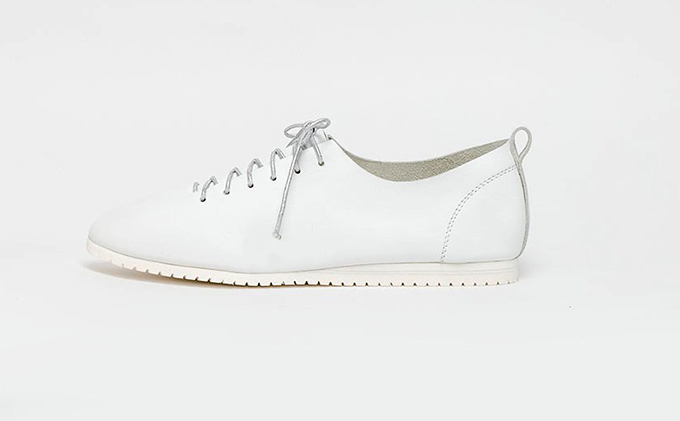 ソフトレザーシューズ　ホワイト　24.5cm