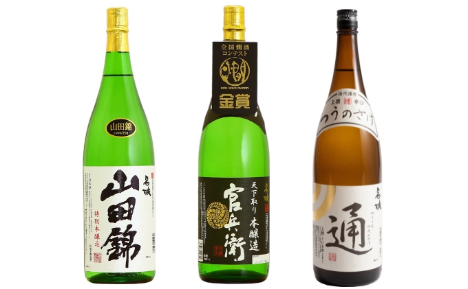 日本酒 通好みの辛口 1.8L × 3本 飲み比べ セット 名城酒造 名城 特別本醸造 山田錦 ＆ 本醸造 官兵衛 ＆ 上撰 辛口 通の酒 飲み比べセット 地酒 お酒 酒 アルコール 一升瓶 1800 日本酒セット 播州 兵庫 兵庫県 姫路市