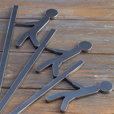 【HIBANAS】端材を熟練の職人がよみがえらせたアウトドア用ペグ　フンバルマン3本セット