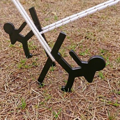 【HIBANAS】端材を熟練の職人がよみがえらせたアウトドア用ペグ　ケッタマン3本セット