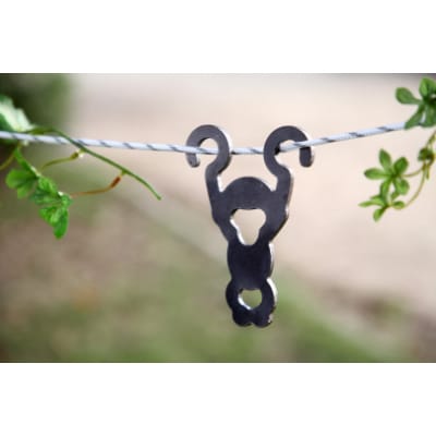 【HIBANAS】端材を熟練の職人がよみがえらせたアウトドア用フック　ハングドモンキー2個セット