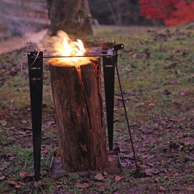 【HIBANAS】熟練の職人が作るスウェーデントーチ専用台　HIABURI(ヒァブリ)