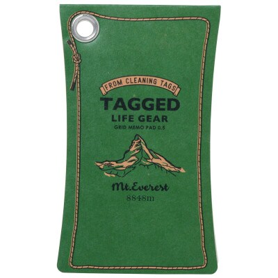 耐洗紙メモ、ノート【TAGGED　LIFEGEAR】　6種類セット(S)