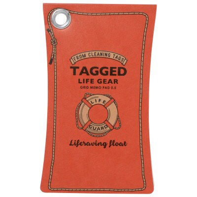 耐洗紙メモ、ノート【TAGGED　LIFEGEAR】　6種類セット(S)×2