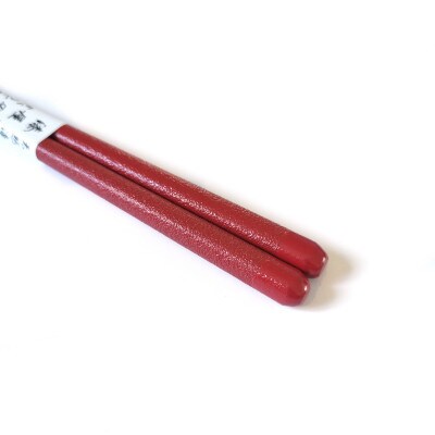 漆塗箸　乾漆箸　本朱