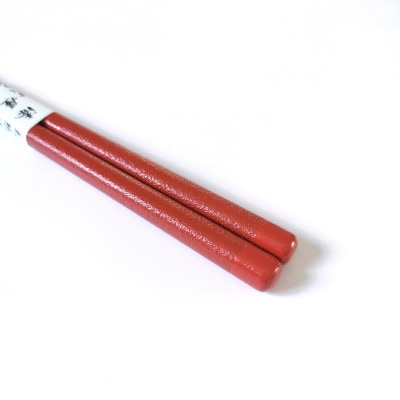 漆塗箸　乾漆箸　洗朱