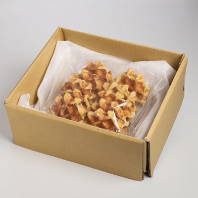 【ふるさと納税限定】【訳あり】マネケン規格外プレーンワッフル冷凍10個入り  (TFRK-P10)【配送不可地域：離島】