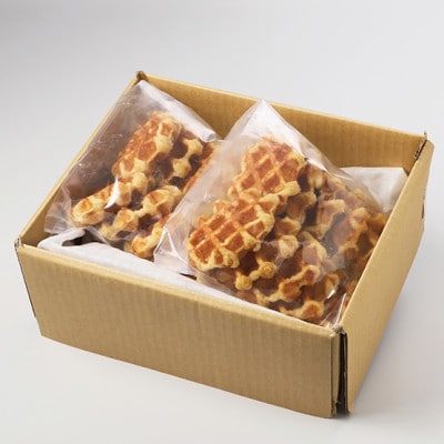 【ふるさと納税限定】【訳あり】マネケン規格外プレーンワッフル冷凍20個入り  (TFRK-P20)【配送不可地域：離島】