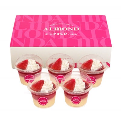 六本木アマンド　苺のプリンパフェ　【YF-PP】【配送不可地域：離島】