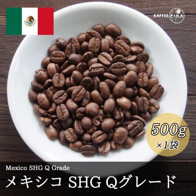 コーヒー豆 スペシャリティ Qグレード認証豆 メキシコ SHG 中煎り 500g