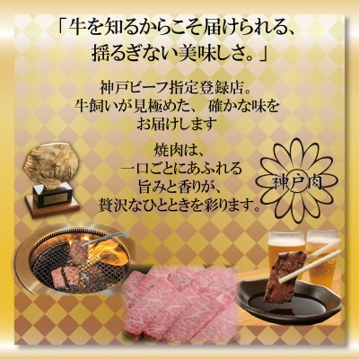 神戸牛 焼肉用 かた・もも 500g AGY2 【2026年4月より順次発送】【配送不可地域：離島】