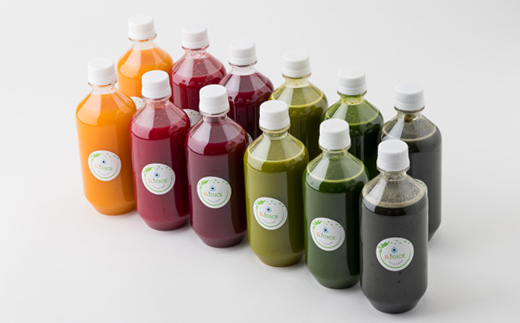 コールドプレスジュース2デイクレンズラージサイズ(500ml×12本セット)冷蔵品【配送不可地域：離島】