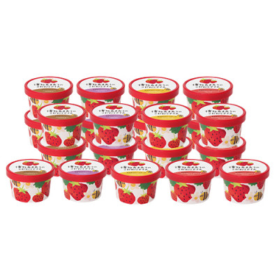 博多あまおうのこだわりアイス【AH-AB8N】【配送不可地域：離島】