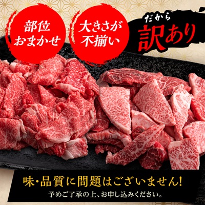 神戸牛 訳あり お試し 小分け 切り落とし肉＆焼肉用(部位おまかせ) 計400g AGSP1【配送不可地域：離島】