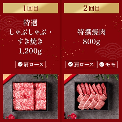 【毎月定期便】和牛セレブの神戸牛定期便「ファーストクラス」全6回【配送不可地域：離島】