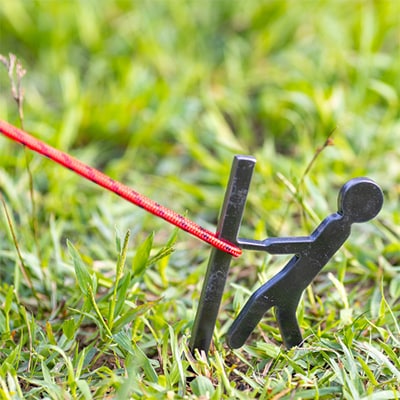 【HIBANAS】端材を熟練の職人がよみがえらせたアウトドア用ペグ　フンバルマン3本セット