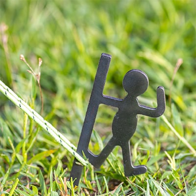 【HIBANAS】端材を熟練の職人がよみがえらせたアウトドア用ペグ　人気の3種・3本セット