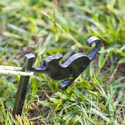 【HIBANAS】端材を熟練の職人がよみがえらせたアウトドア用ペグ　ノビニャン3本セット