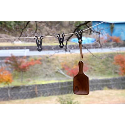 【HIBANAS】端材を熟練の職人がよみがえらせたアウトドア用フック　ハングドモンキー2個セット