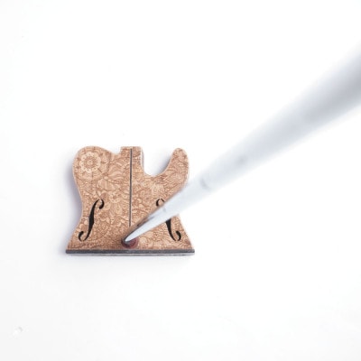 【ウッドパター】ギター工房が作る音にこだわったパター マレット型 テレキャスタータイプ