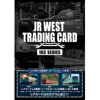 JR西日本トレーディングカード103系シリーズ2パックセット(1パック2枚入り)