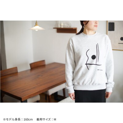 ギターストラップ専門店708worksのオリジナルスウェット【グレー:Sサイズ】