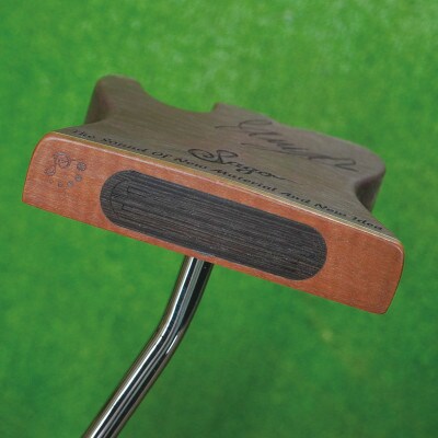 【ウッドパター】音にこだわったトーンウッドパター　女子プロ 川合杏奈モデル　マレット型【贈り物にも】