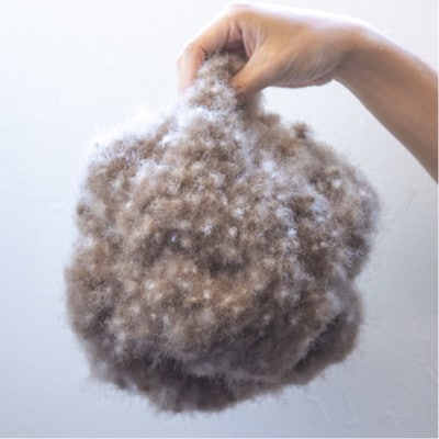 逸品 アイスランド産アイダーダック ダウン98% 冬用羽毛ふとん セミダブルサイズ