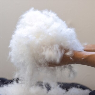 ポーランド産コウダ種ホワイトグース ダウン93% 薄め冬用羽毛ふとん ワイドキングサイズ